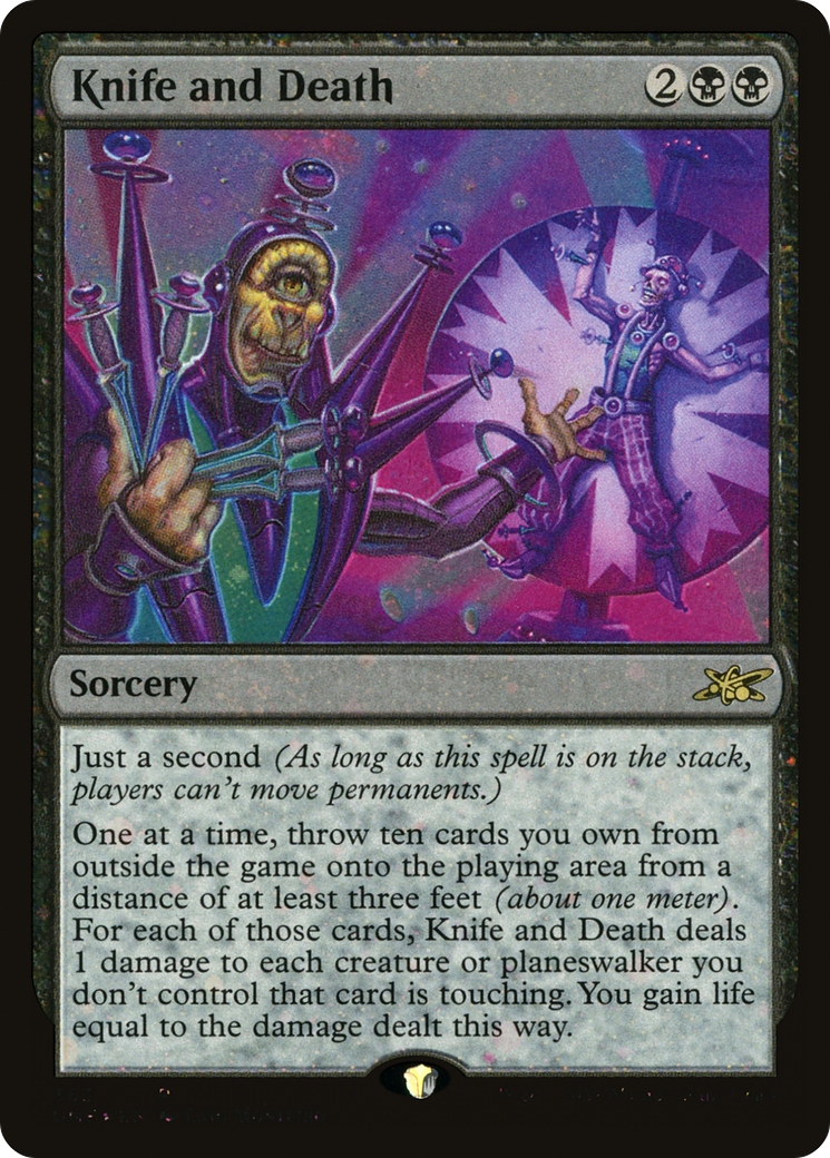 Knife and Death (UNF-363) - Unfinity Foil