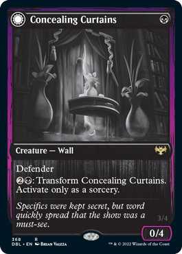 Concealing Curtains // Revealing Eye (DBL-368) - Innistrad: Double Feature: (Double Faced Transform)