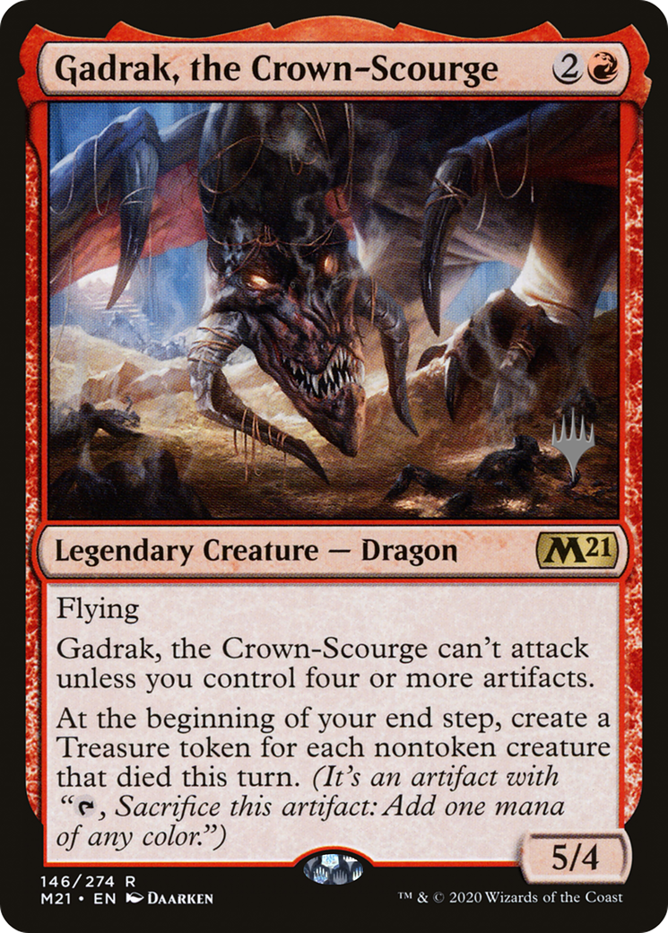Gadrak, the Crown-Scourge (PPM21-146P) - Core Set 2021 Promos
