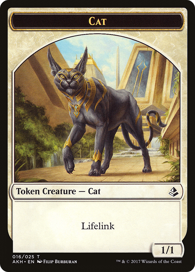 Cat (AKH-016) - Amonkhet Tokens