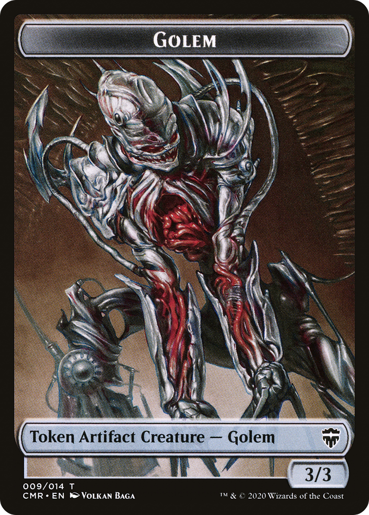 Golem (CMR-009) - Commander Legends Tokens Foil