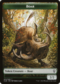 Boar (CLB-012) - Battle for Baldur's Gate Tokens Foil