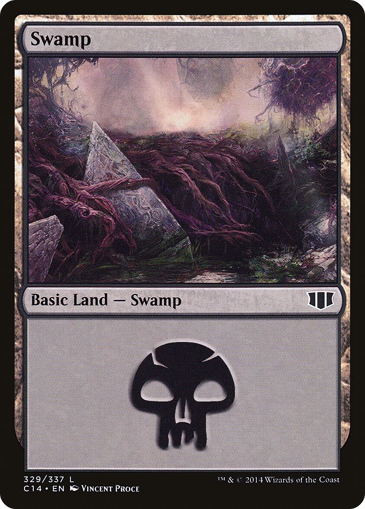 Swamp (C14-329) - Commander 2014