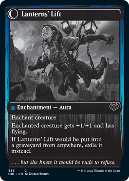 Lantern Bearer // Lanterns' Lift (DBL-333) - Innistrad: Double Feature: (Double Faced Transform)