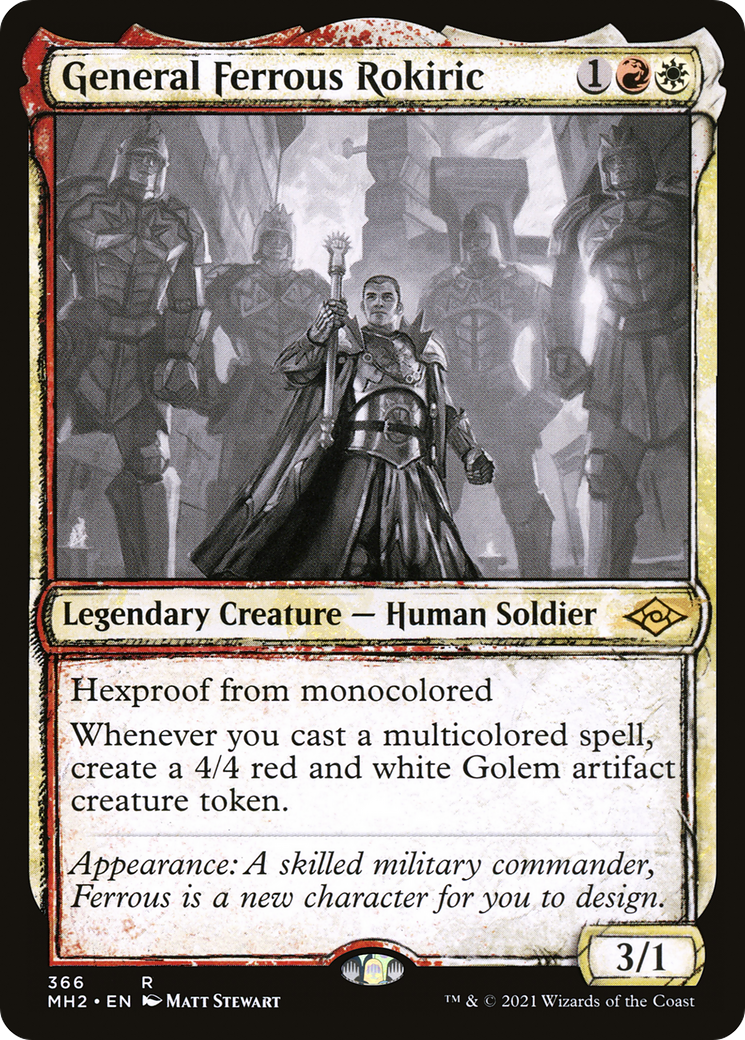 General Ferrous Rokiric (MH2-366) - Modern Horizons 2: (Showcase)