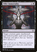 Offer Immortality (ONE-102) - Phyrexia: All Will Be One Foil