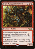 Siege-Gang Commander (DD3-032) - Duel Decks Anthology: Elves vs. Goblins Foil