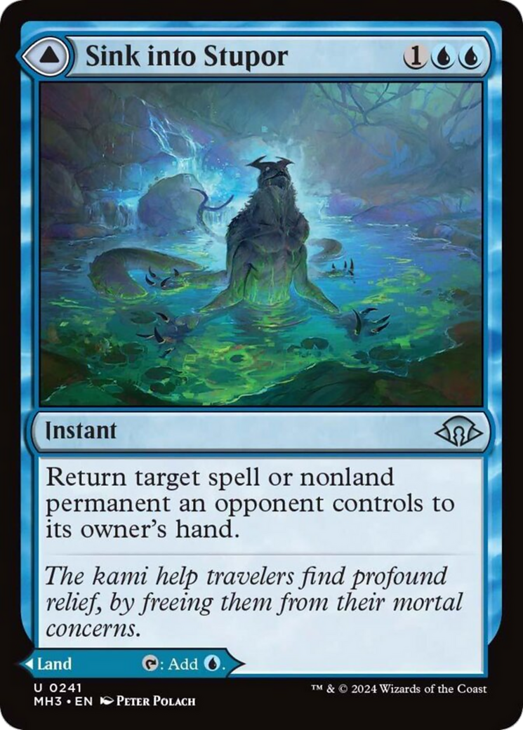 Sink into Stupor (MH3-241) - Modern Horizons 3 Foil