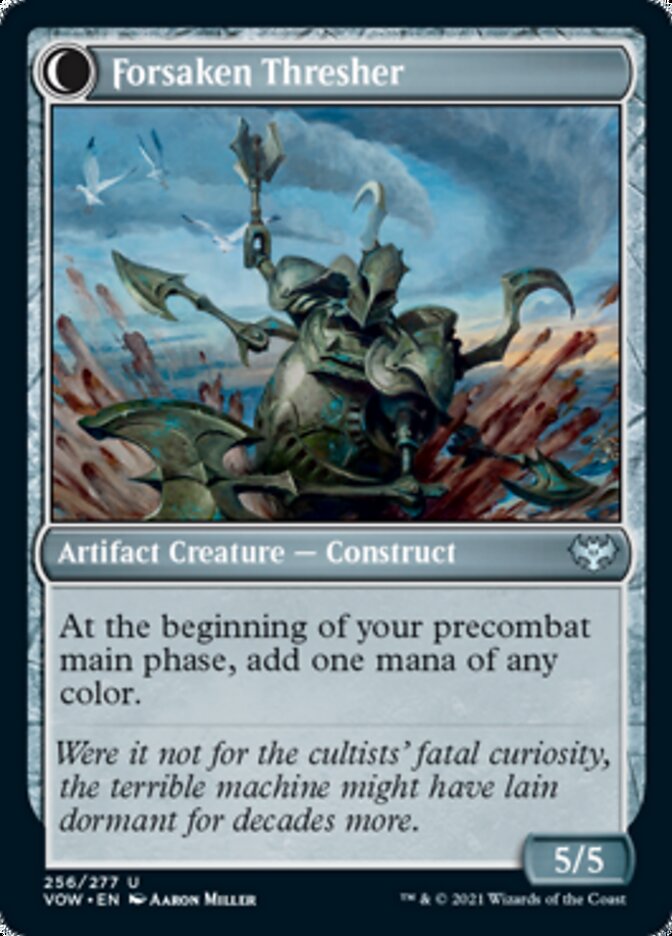 Foreboding Statue // Forsaken Thresher (VOW-256) - Innistrad: Crimson Vow: (Double Faced Transform)