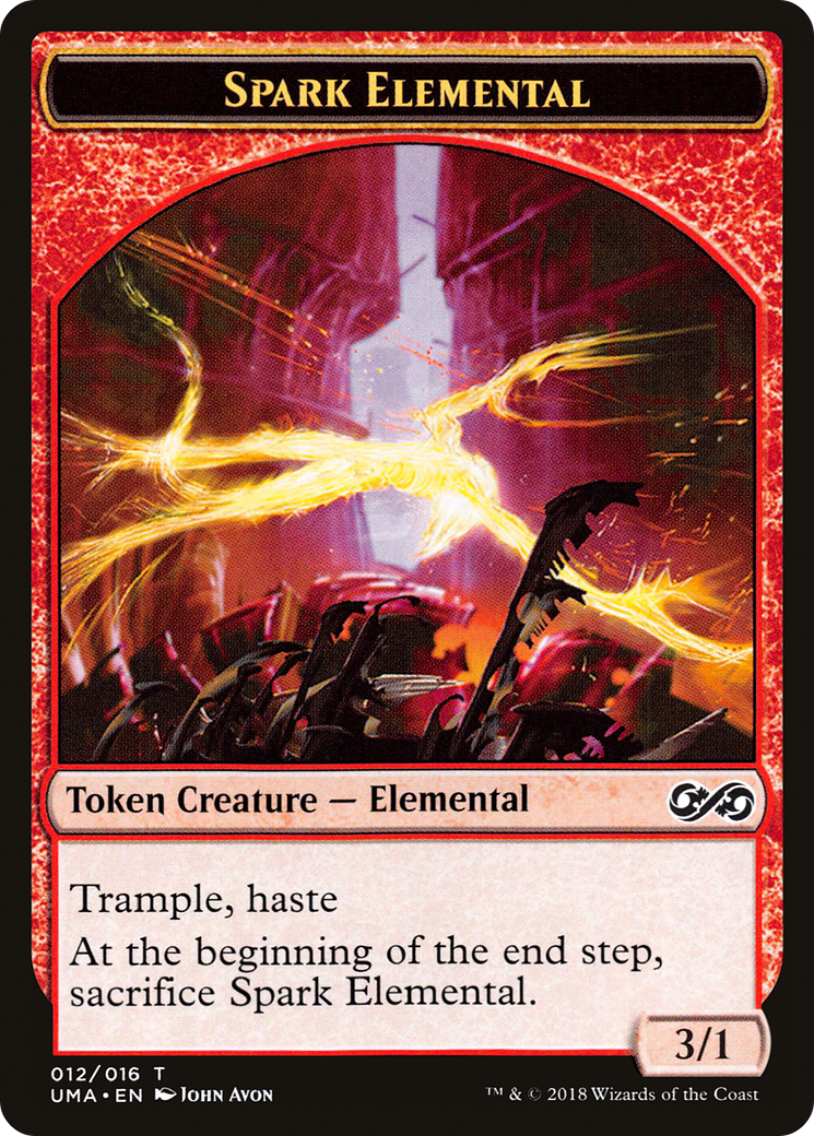 Spark Elemental (UMA-012) - Ultimate Masters Tokens