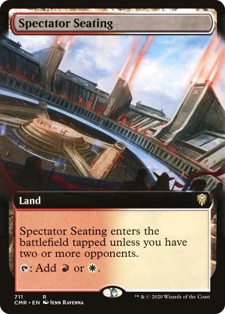 Spectator Seating (CMR-711) - Commander Legends: (Extended Art) Foil