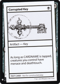 Corrupted Key (CMB1-039) - Mystery Booster Playtest Cards 2019