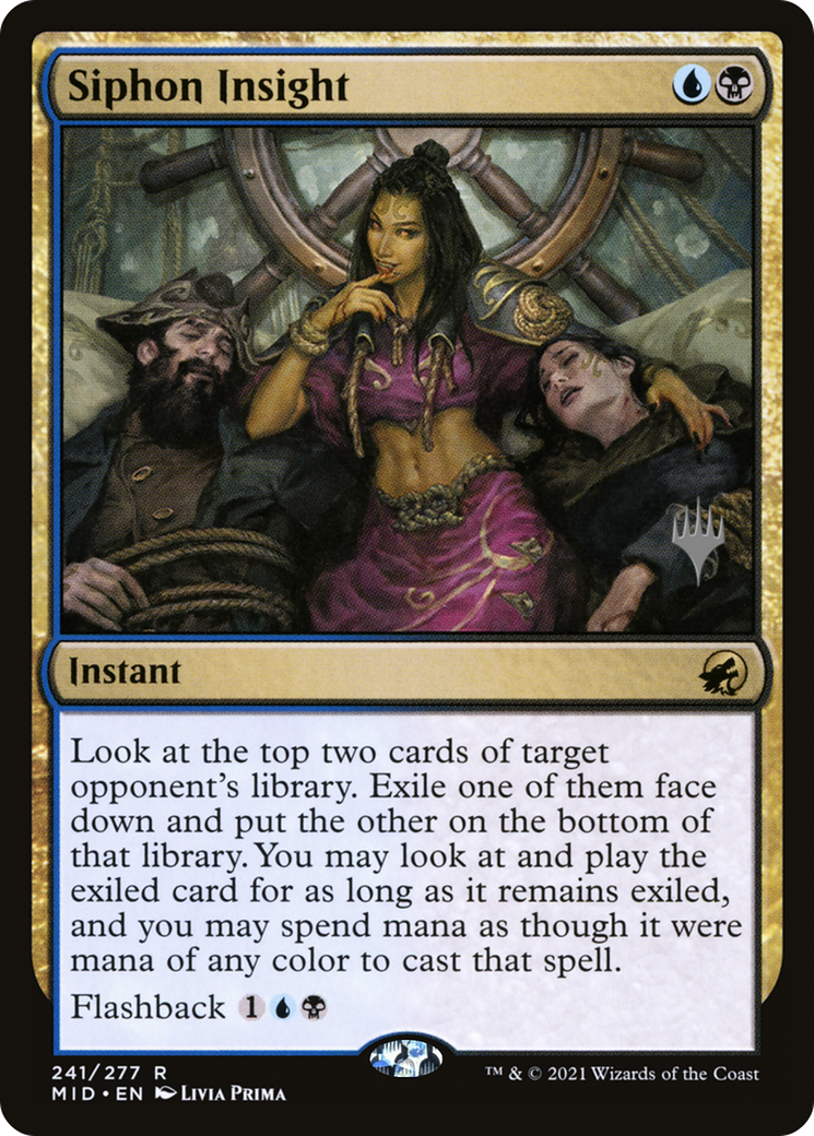 Siphon Insight (PPMID-241P) - Innistrad: Midnight Hunt Promos