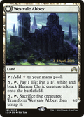 Westvale Abbey // Ormendahl, Profane Prince (PRE-281S) - Shadows over Innistrad Promos: (Double Faced Transform) Foil