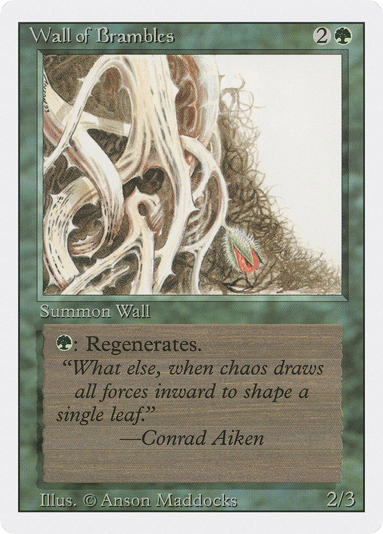 Wall of Brambles (3ED-224) - Revised Edition