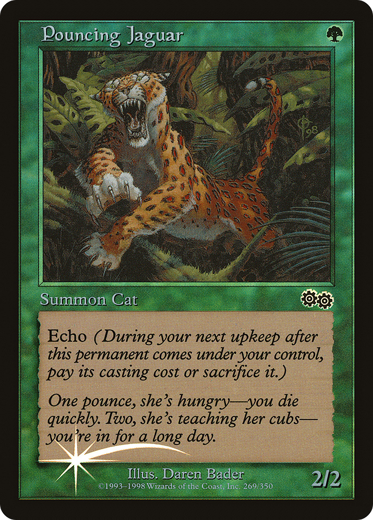 Pouncing Jaguar (ARENA-002) - Arena League 1999 Foil