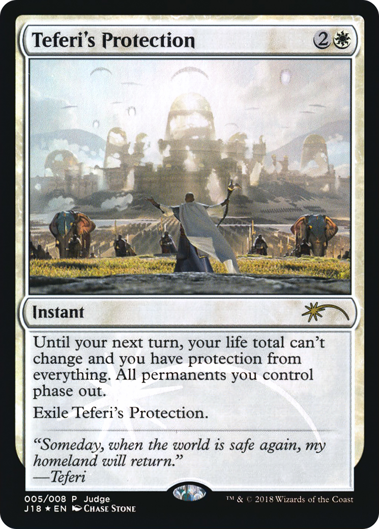 Teferi's Protection (JDG-005) - Judge Gift Cards 2018 Foil