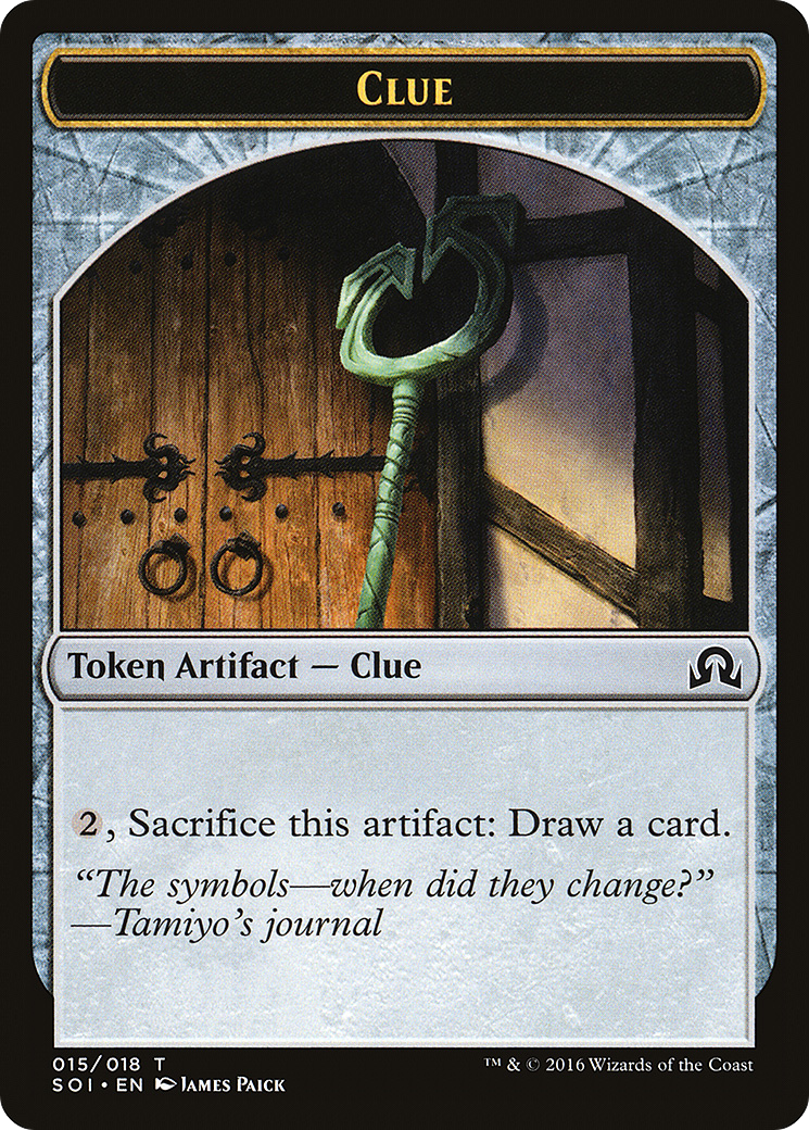Clue (SOI-015) - Shadows over Innistrad Tokens