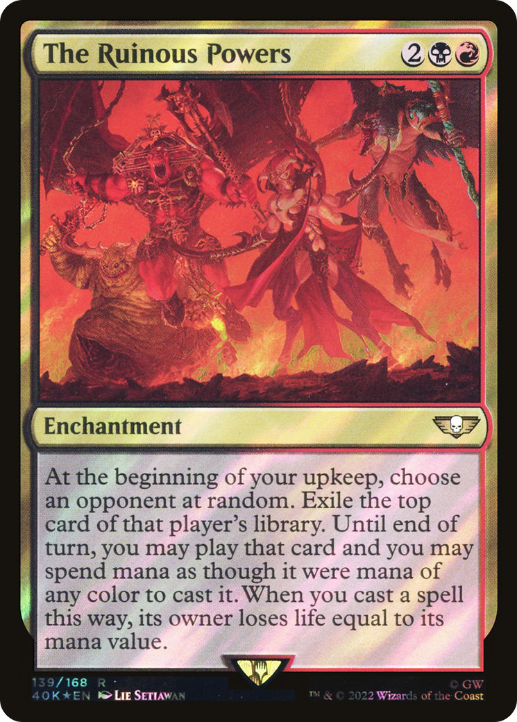 The Ruinous Powers (40K-139★) - Warhammer 40,000 Commander Foil