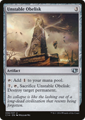 Unstable Obelisk (C14-058) - Commander 2014