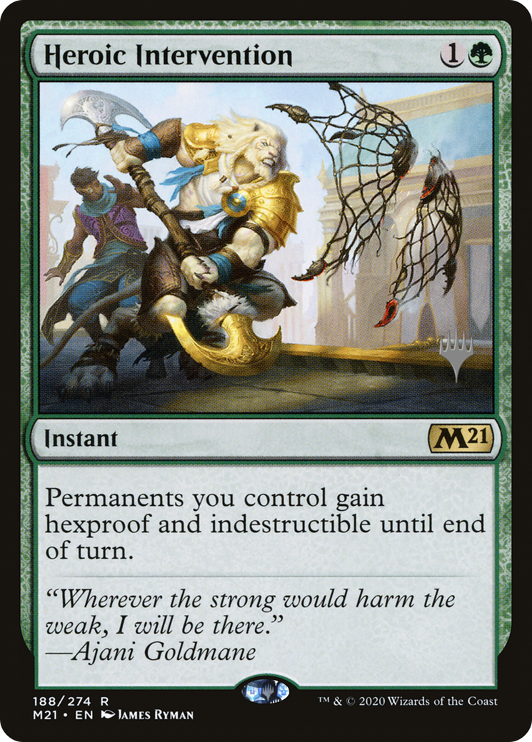 Heroic Intervention (PPM21-188P) - Core Set 2021 Promos