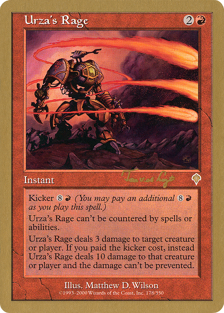 Urza's Rage (WCD-TVDL178) - World Championship Decks 2001