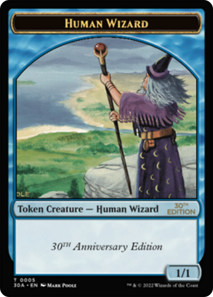 Human Wizard (30A-005) - 30th Anniversary Tokens