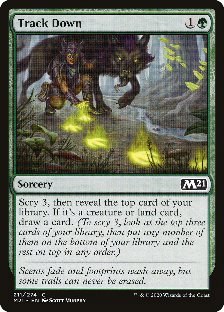 Track Down (M21-211) - Core Set 2021 Foil