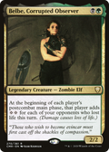 Belbe, Corrupted Observer (CMR-270) - Commander Legends Foil