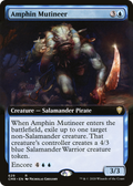Amphin Mutineer (CMR-629) - Commander Legends: (Extended Art) Foil