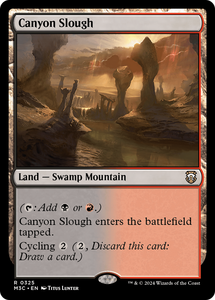 Canyon Slough (M3C-325) - Modern Horizons 3 Commander Foil