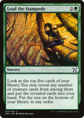 Lead the Stampede (DDU-016) - Duel Decks: Elves vs. Inventors