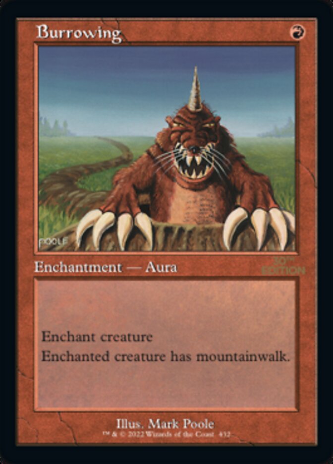 Burrowing (Retro Frame) (30A-432) - 30th Anniversary Edition