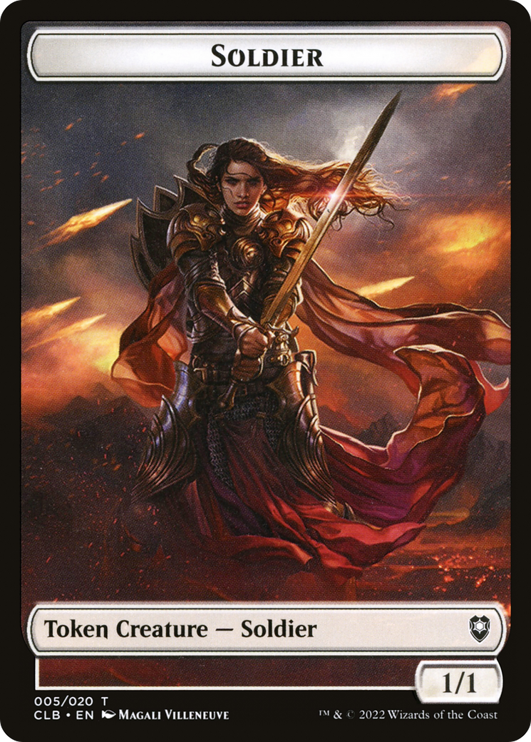 Soldier (CLB-005) - Battle for Baldur's Gate Tokens