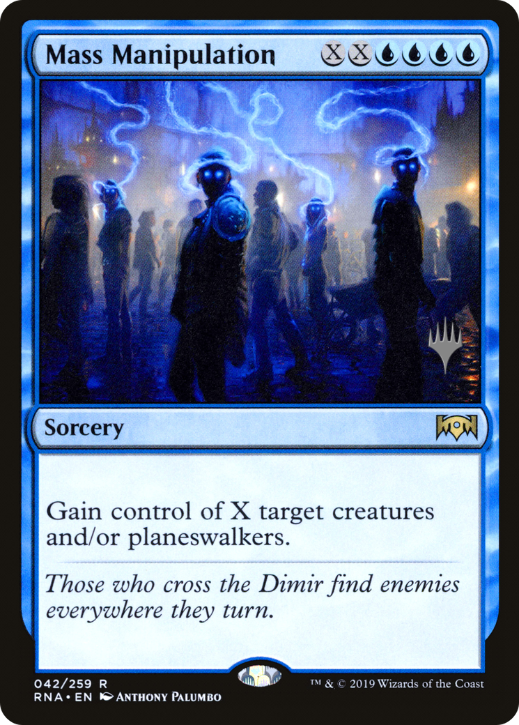 Mass Manipulation (PPTHB-42P) - Ravnica Allegiance Promos