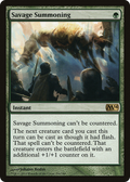 Savage Summoning (M14-194) - Magic 2014