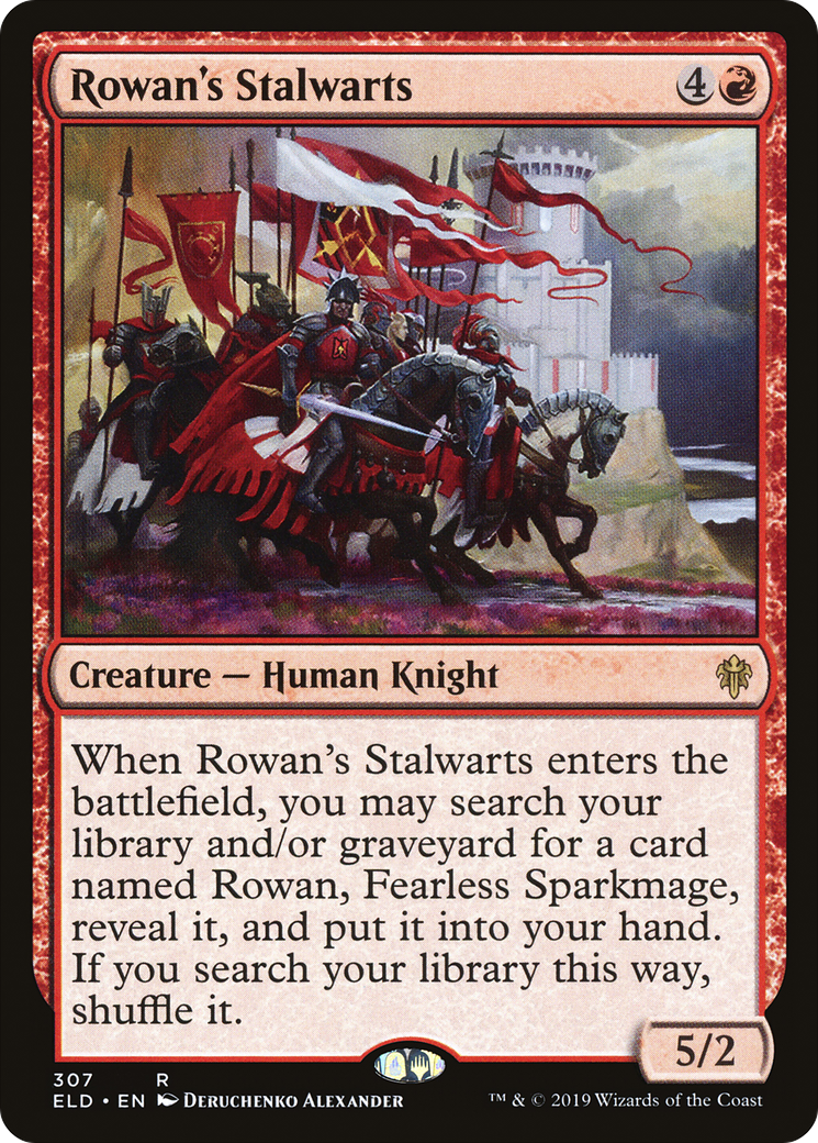 Rowan's Stalwarts (ELD-307) - Throne of Eldraine