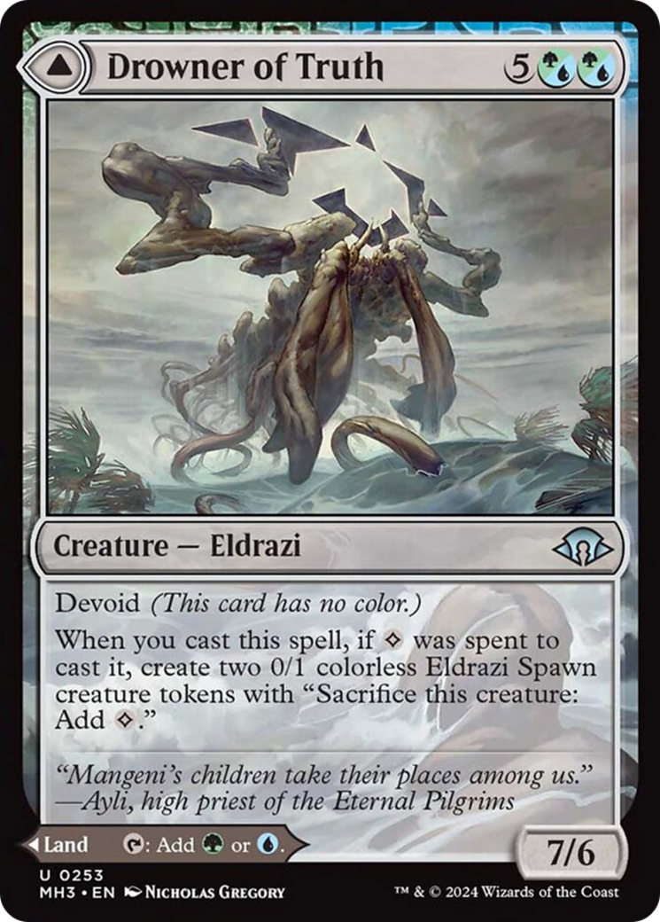 Drowner of Truth (MH3-253) - Modern Horizons 3: (devoid)