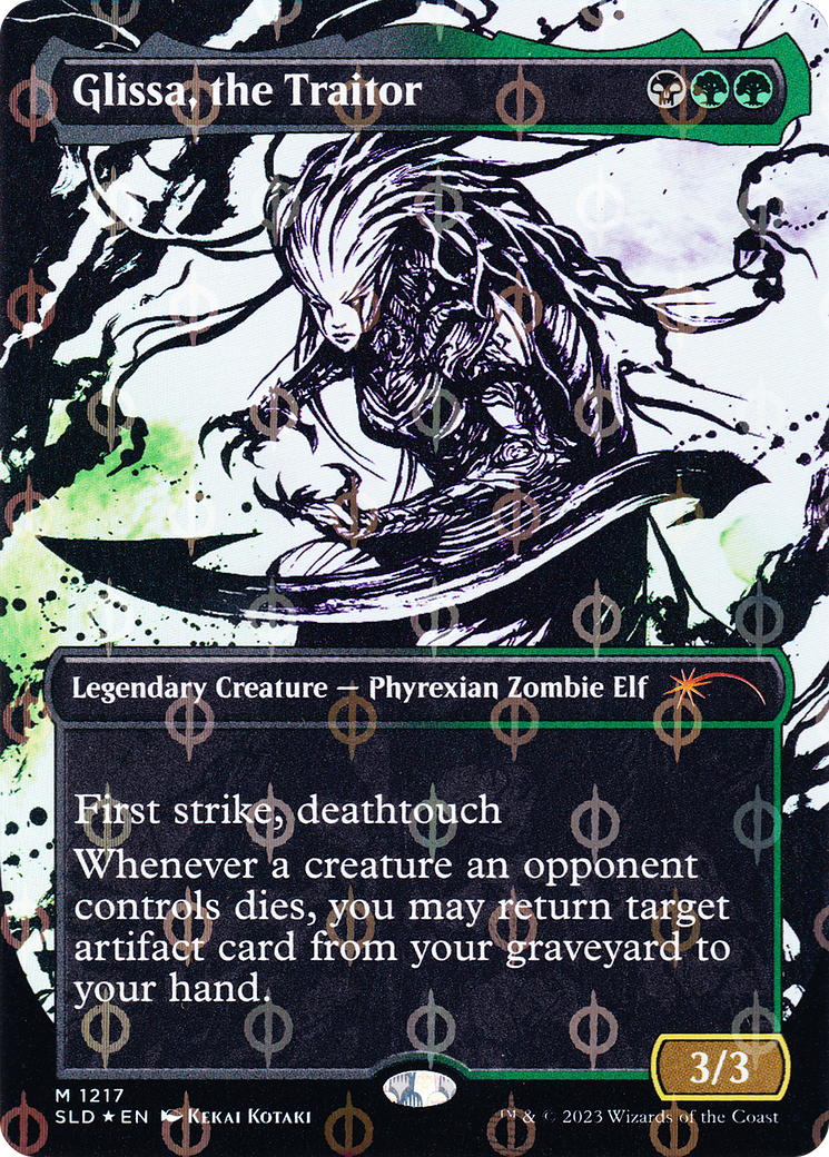 Glissa, the Traitor (SLD-1217) - Secret Lair Drop (Borderless) Foil