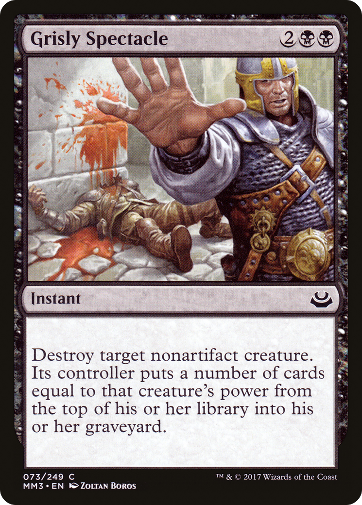 Grisly Spectacle (MM3-073) - Modern Masters 2017