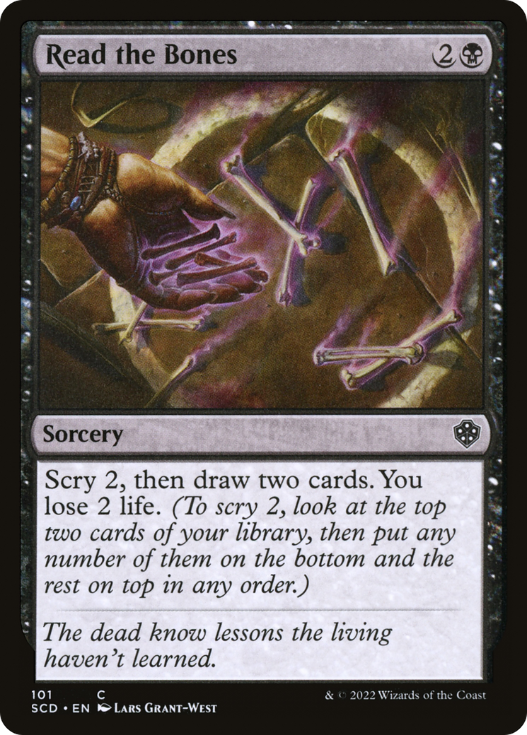 Read the Bones (SCD-101) - Starter Commander Decks