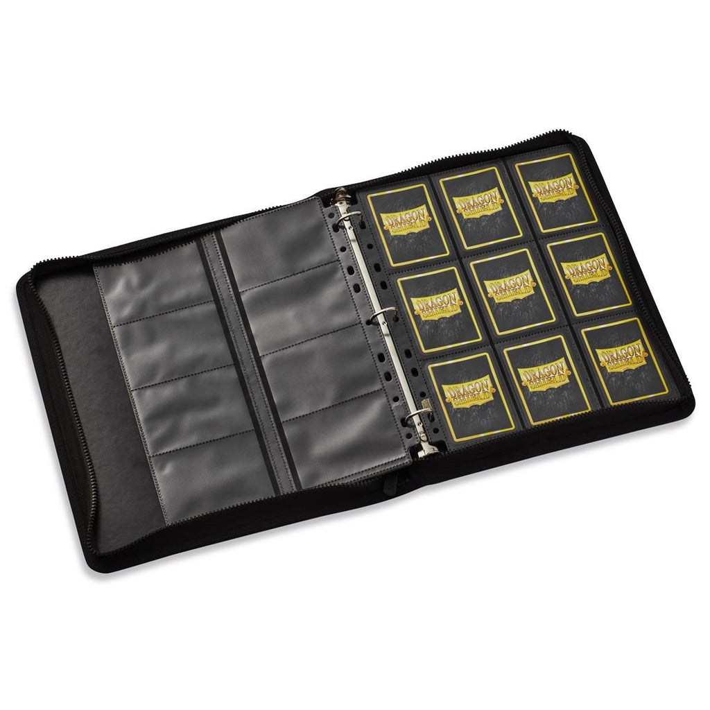 Dragon Shield: Card Codex Zipster Binder - Black (360 Slots)