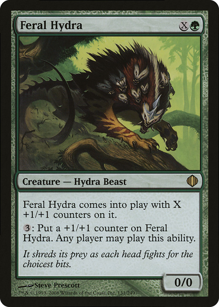 Feral Hydra (OVER-131) - Magic Player Rewards 2009