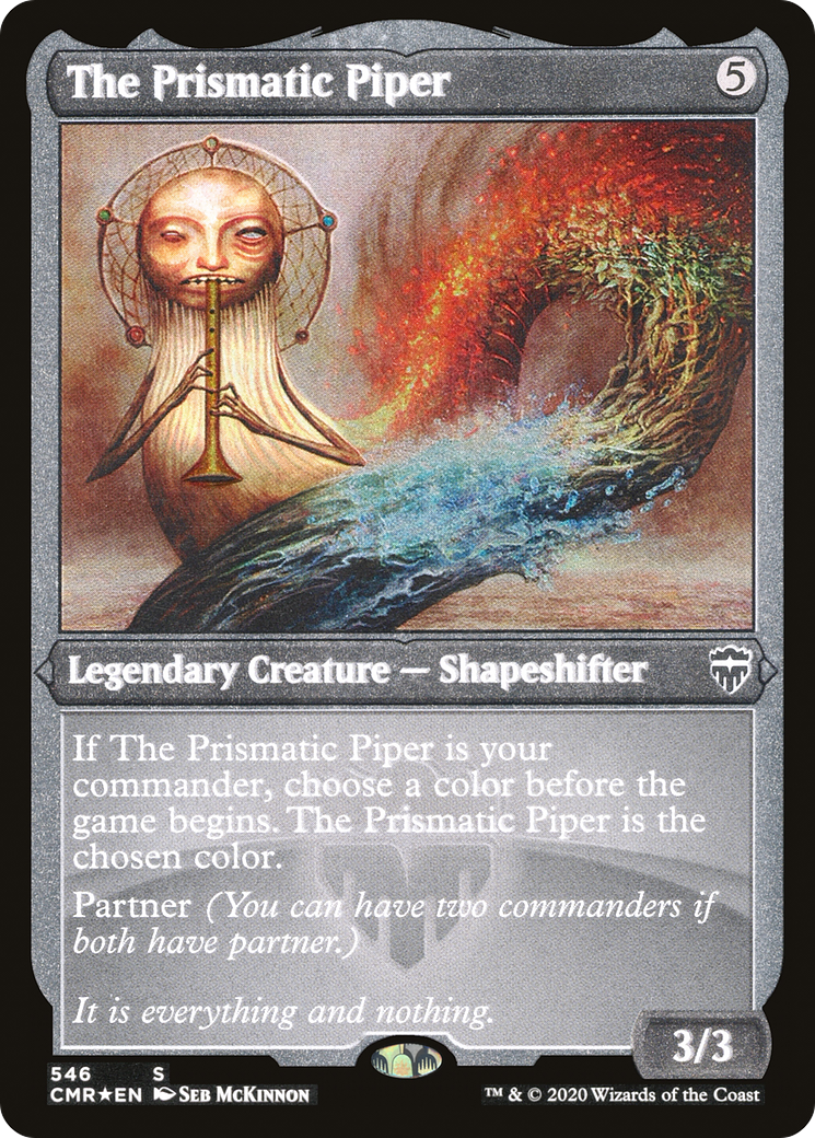 The Prismatic Piper (CMR-546) - Commander Legends Etched Foil