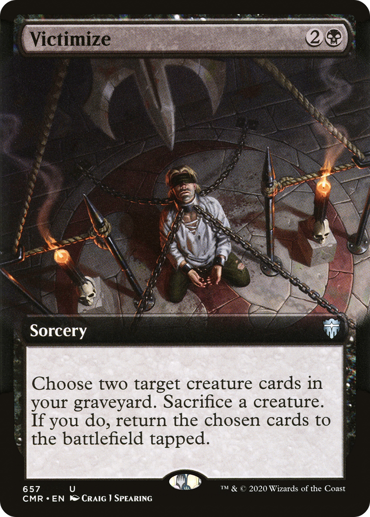 Victimize (CMR-657) - Commander Legends: (Extended Art) Foil