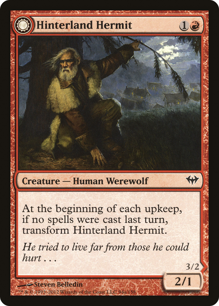 Hinterland Hermit // Hinterland Scourge (DKA-094) - Dark Ascension: (Double Faced Transform) Foil