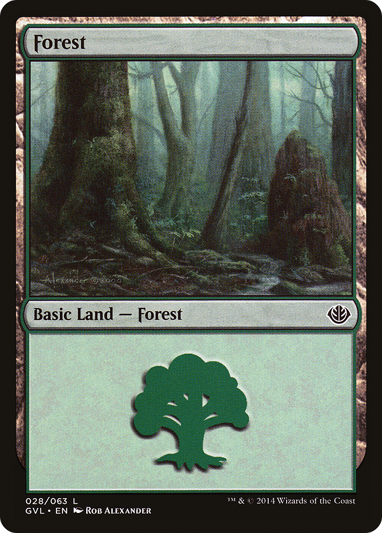Forest (DD3-028) - Duel Decks Anthology: Garruk vs. Liliana