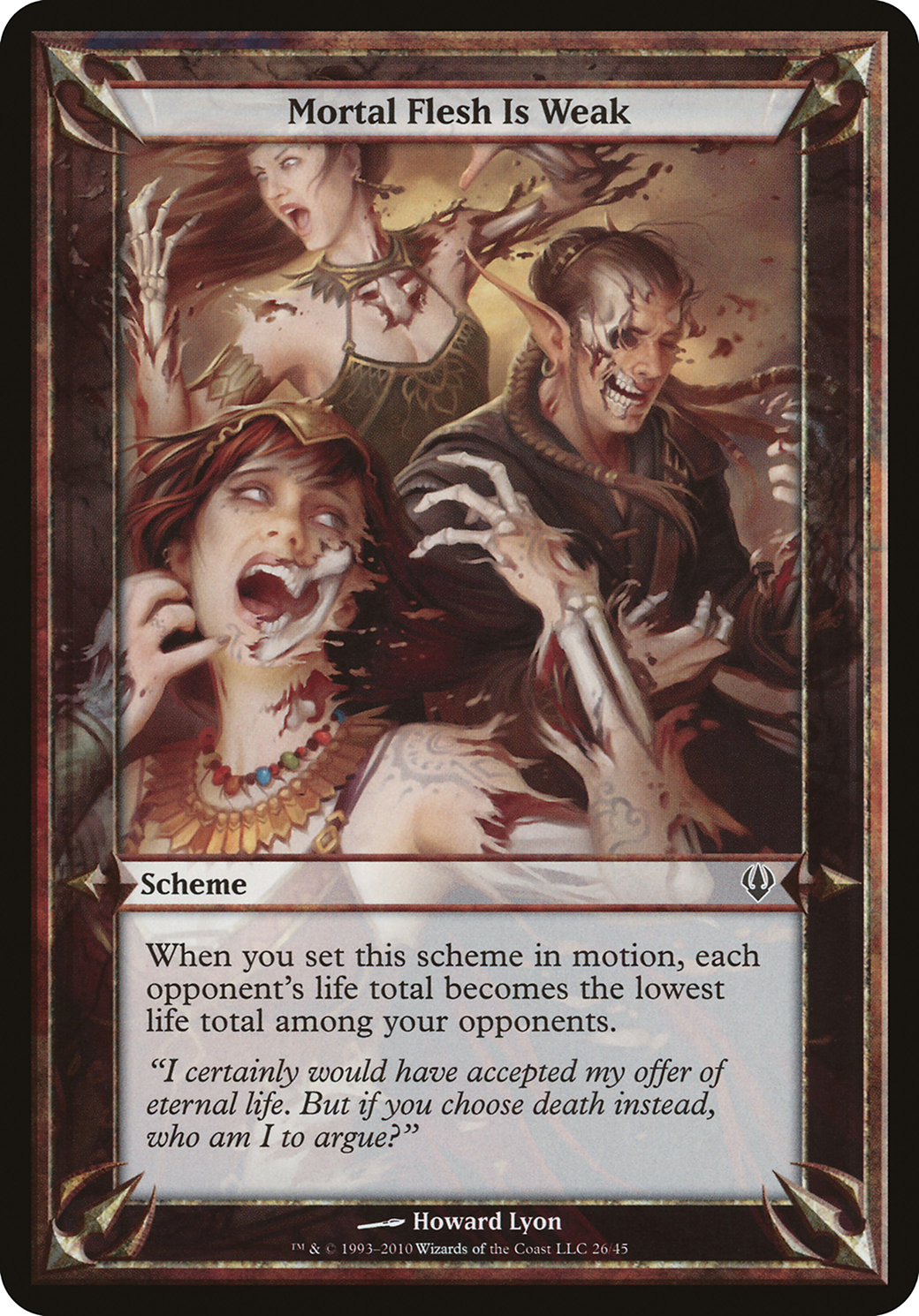 Mortal Flesh Is Weak (OVER-26★) - Archenemy Schemes