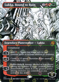Lukka, Bound to Ruin (ONE-467) - Phyrexia: All Will Be One: (Showcase) (Borderless) Foil