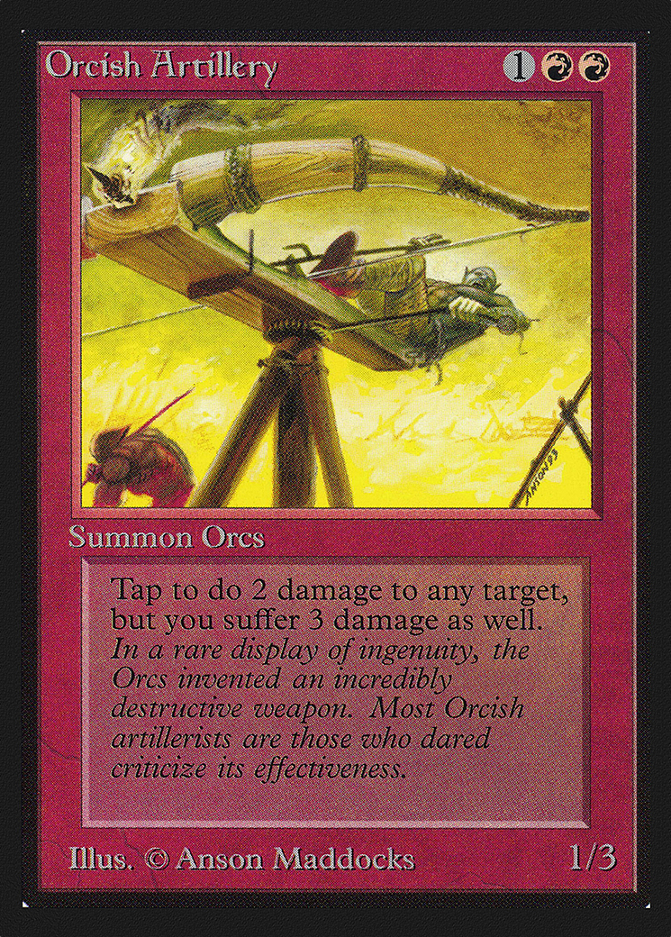 Orcish Artillery (IED-166) - Intl. Collectors' Edition